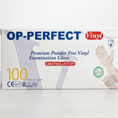 دستکش وینیل غیرپودری حریر Vinyl OP-Perfect